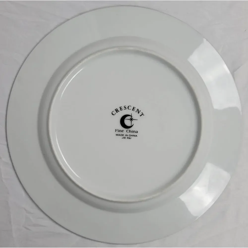 Crescent white ceramic